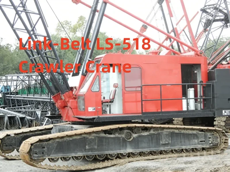 링크-벨트 LS-518: 150톤 크롤러 크레인